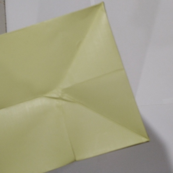 Samantha Thavasa Yellow Drawstring Empty Paper Gift Bag/Dust Bag10x7x4.75" - Picture 6 of 7